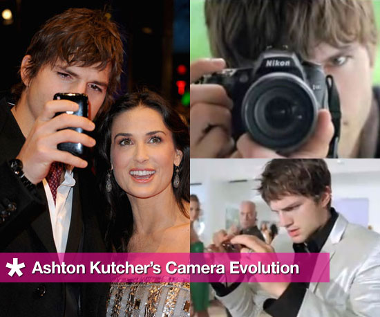 Ashton Kutcher Camera Evolution