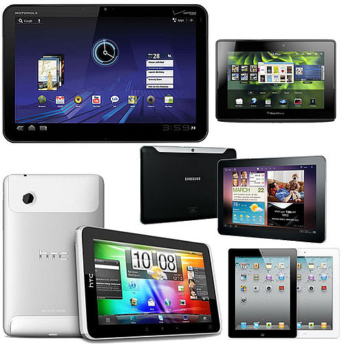 Apple iPad 2 vs. BlackBerry Playbook vs. Motorola Xoom vs. HTC Flyer vs. Samsung Galaxy Tab