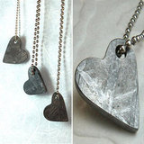 Meteorite Heart Necklace Picture