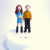 Star Trek Wedding Cake Toppers