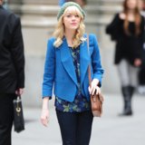 Emma Stone Outfit Filming Spiderman 2 | Video