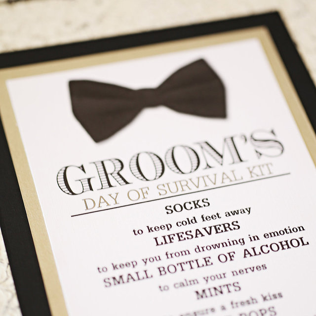 Groom's Survival Kit