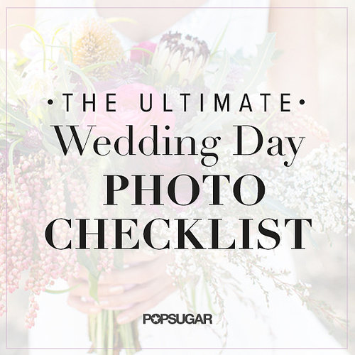 Wedding Day Photo List