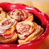 Easy Maple Bacon Cinnamon Rolls