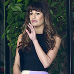 Lea Michele in LA Before Glee Tribute