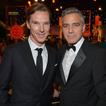 George Clooney and Julia Roberts at the BAFTA LA Awards