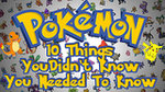 Siri Is a Pokédex?! 10 Little-Known Pokémon Facts