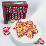 Sriracha Candy Cane Chocolate Hearts