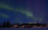 The northern lights lit up the sky in Sweden in early 2013.
