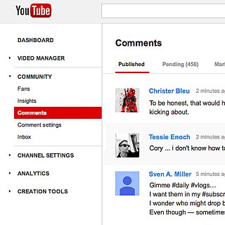 New YouTube Comments Policy