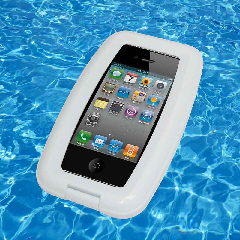 Yes, floating your phone on water in this aqua case ($33) is definitely a good idea. 
