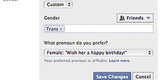 Facebook Adds New Gender Options