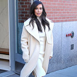 Kim Kardashian's All-White Outfit on POPSUGAR Live!