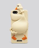 Oh, that? It's just an affectionate goose pretending to be a Moschino iPhone 5 case ($85). 
