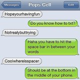 Texting With Your Parents