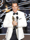 Matthew McConaughey Says He Wants to Make His Family Proud in Best Actor Speech