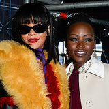 Lupita and Rihanna Front Row at Miu Miu on POPSUGAR Live!