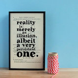 Reality is merely an illusion, albeit a very persistent one ($42)
