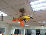 "Sentry Gun with webcam and remote controlled by smartphone."
Source: Imgur user beastn
