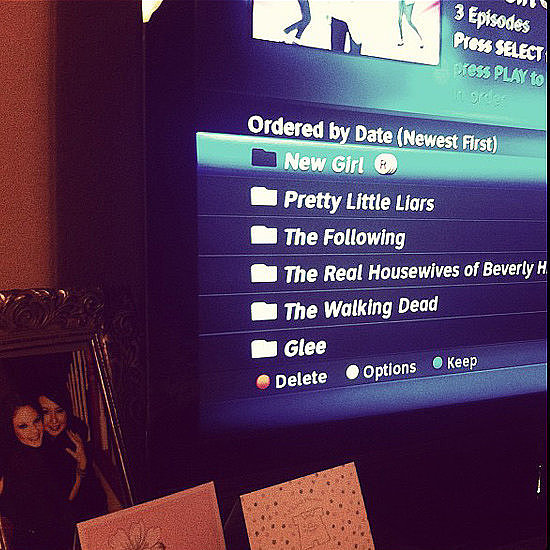 Don't miss a single show — clear out your DVR que and make room for your favorites. 
Source: Instagram user whitters03
