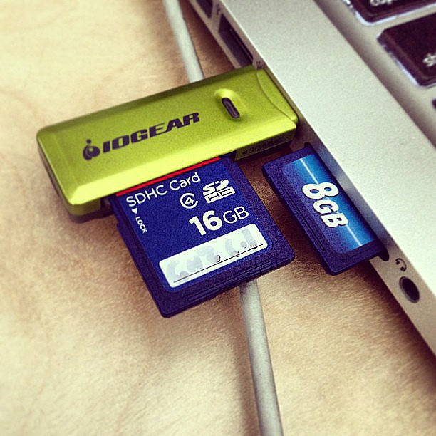 Make room for new pictures by clearing out your SD cards. 
Source: Instagram user umru
