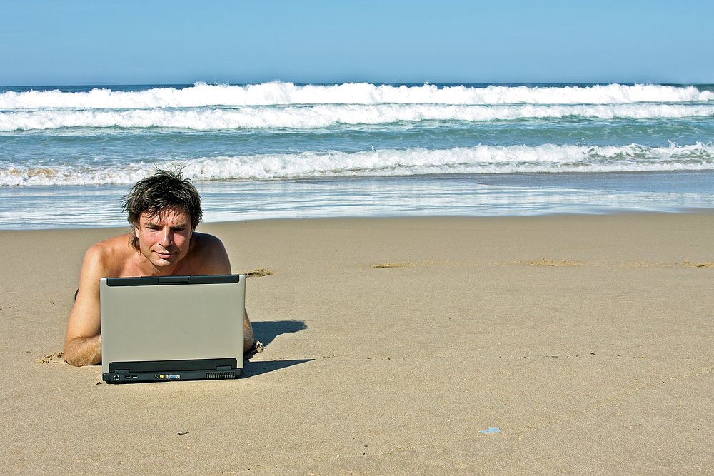 Here Are Ridiculous Photos of Guys With Laptops in Nature