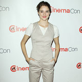 Shailene Woodley in Khaki Suit at CinemaCon | Video