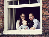 Prince George, William and Kate - and Lupo - Pose for New Photo