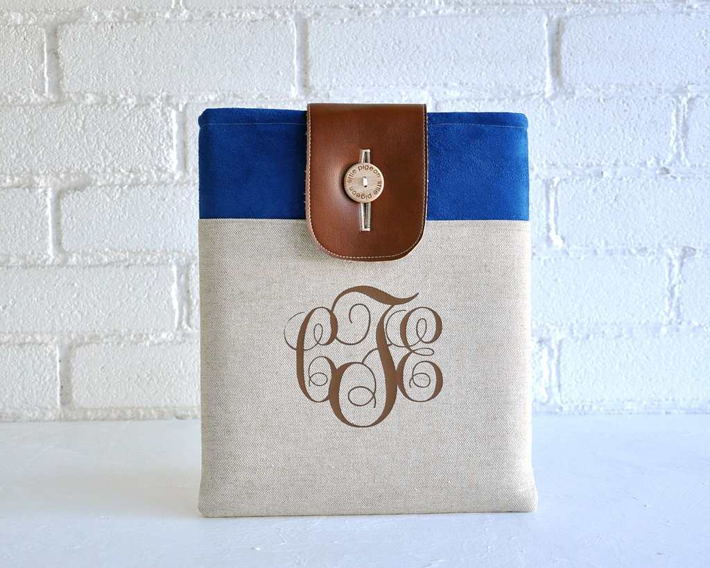 Add a personal touch to a standard tech gift by getting mom this sweet iPad sleeve ($50) monogrammed with her initials. 
