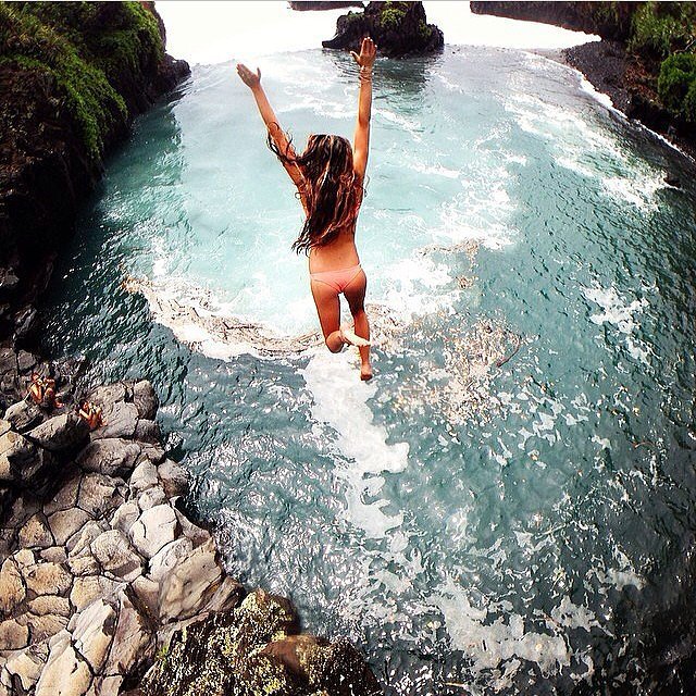 Jumping Into the Water