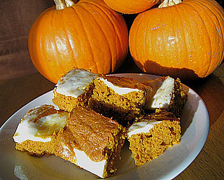 Healthy T-Day Dessert: Pumpkin-Carrot Bars With Cream Cheese Frosting