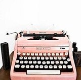 Pink Vintage 1950s Typewriter on Etsy