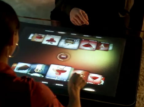 Microsoft's New Surface: Interactive Multi-Touch Table